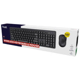 Trust ODY II wireless keyboard mouse desk set, imported from the UK