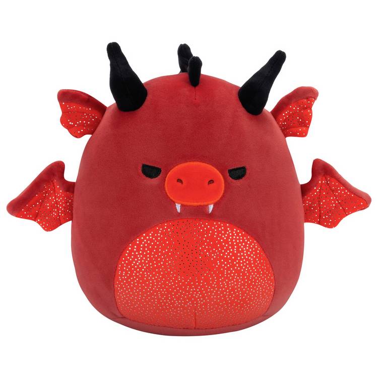 Squishmallows Salami the Red Dragon plush toy 7.5 inch - British product