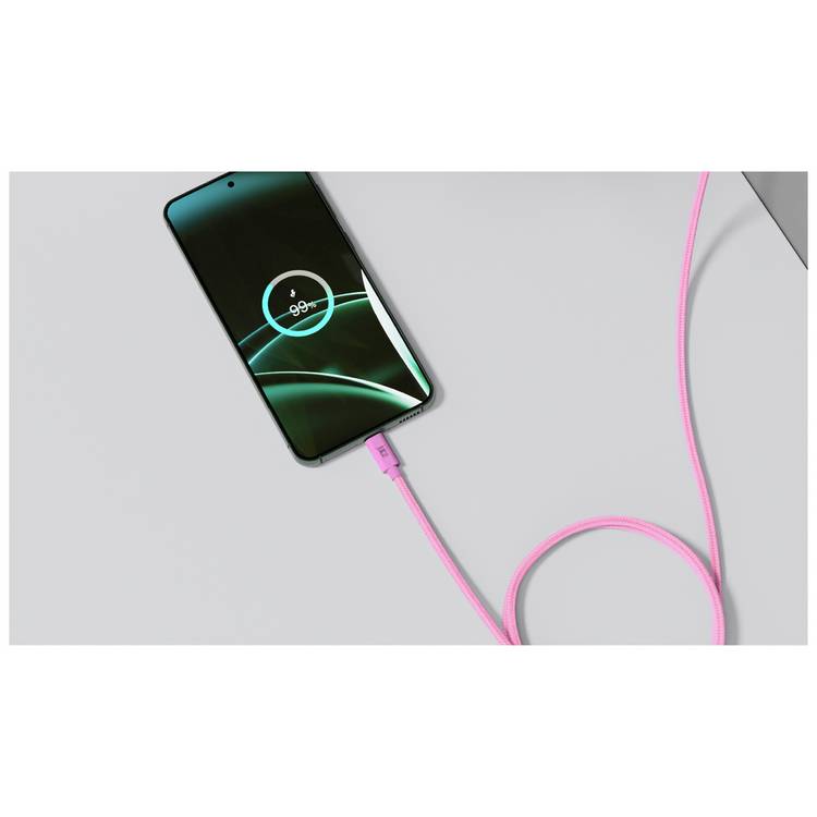 Juice USB-C to USB-C charging cable 2m pink (British brand)