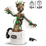 LEGO Marvel Dancing Groot buildable toy (British brand)