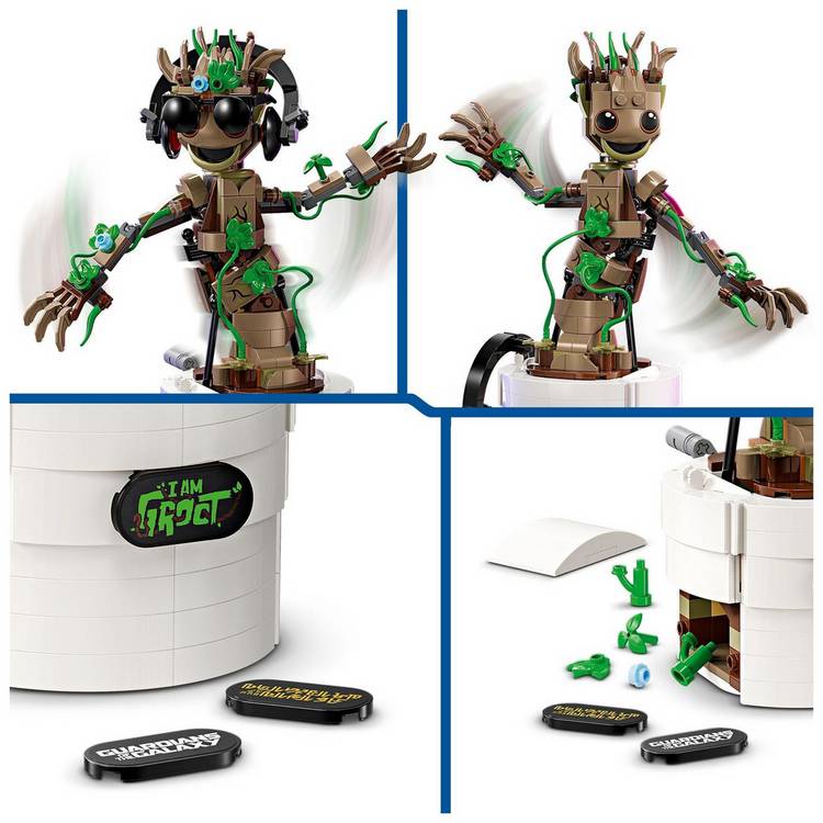 LEGO Marvel Dancing Groot buildable toy (British brand)