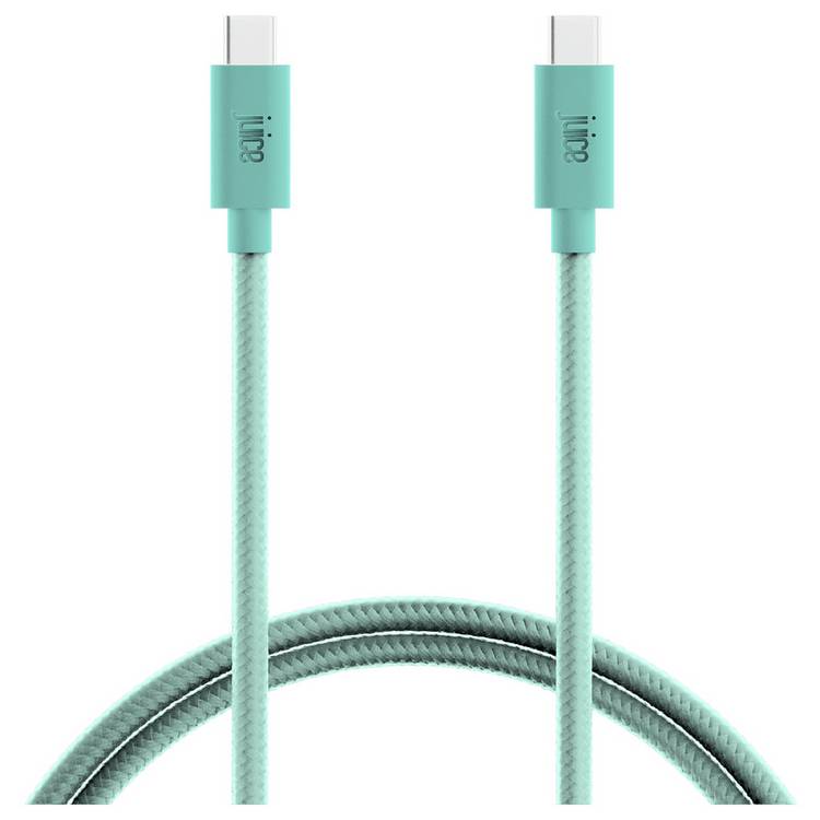 Juice charging cable 2m teal - British product