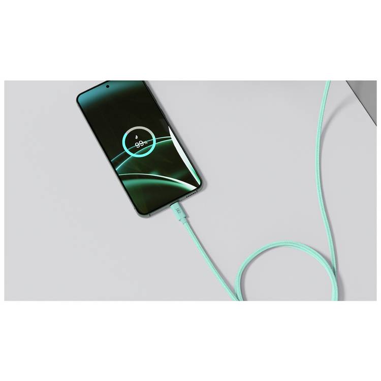 Juice charging cable 2m teal - British product