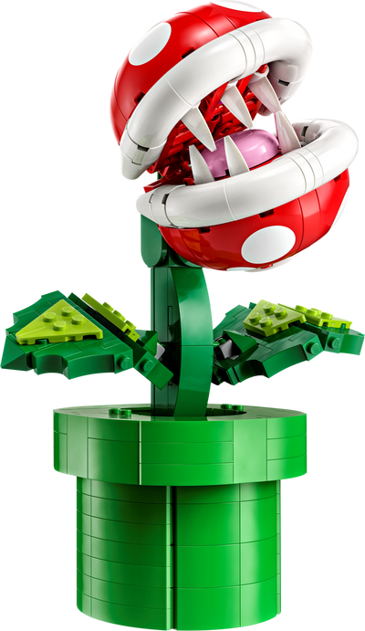 LEGO Super Mario Piranha Plant Display Model Building Kit