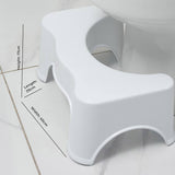 Addis white toilet stool with slip resistant grip, imported from the UK