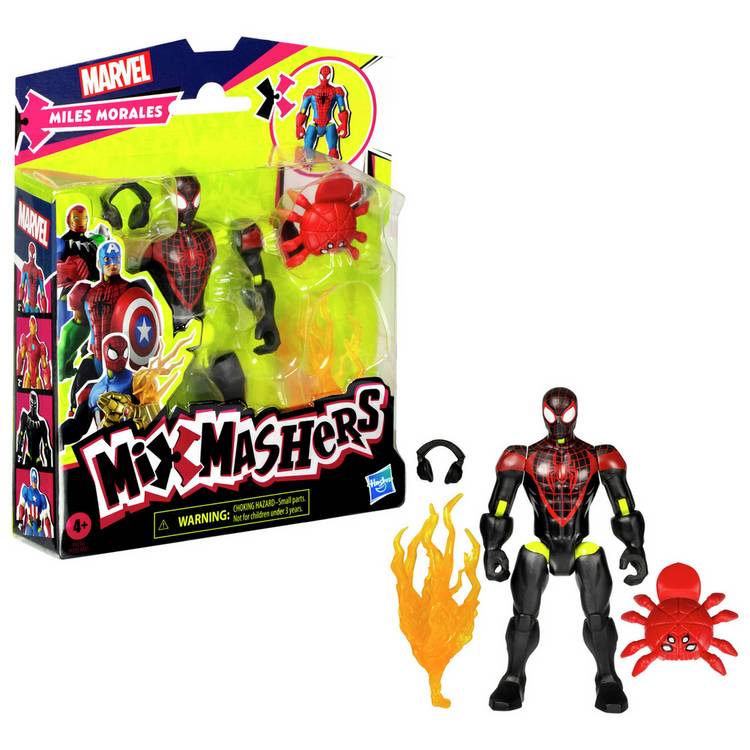 Mixmashers Marvel Miles Morales deluxe figure - British product