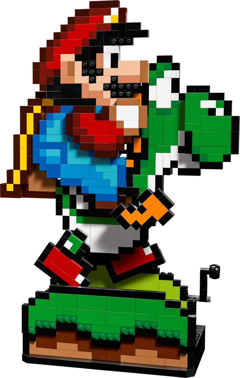 LEGO Super Mario World Mario and Yoshi 1215 piece set, imported from the UK