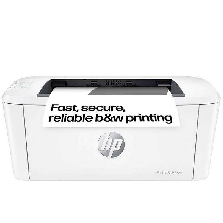 HP LaserJet M110w wireless mono laser printer (British brand)