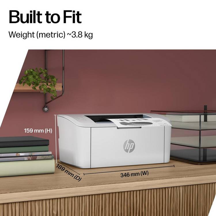 HP LaserJet M110w wireless mono laser printer (British brand)