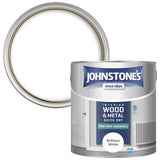 Johnstone's eggshell paint brilliant white 2.5L, imported from the UK