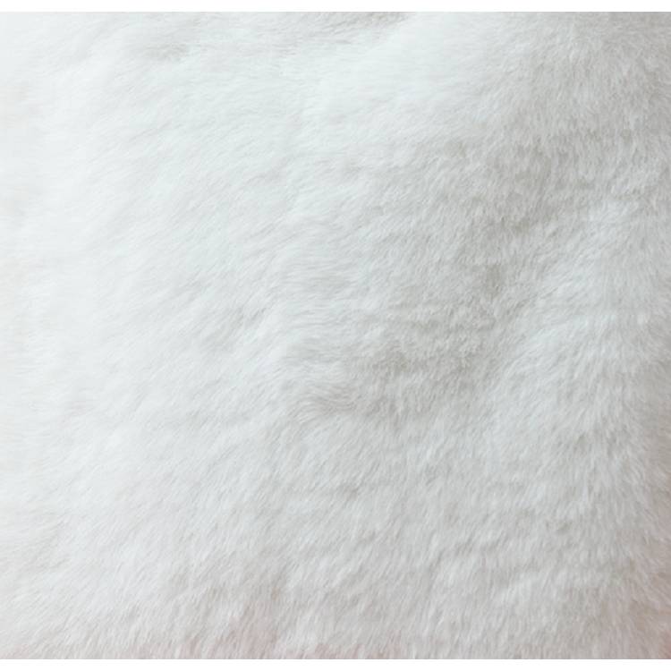 Habitat white faux fur hot water bottle (British brand)