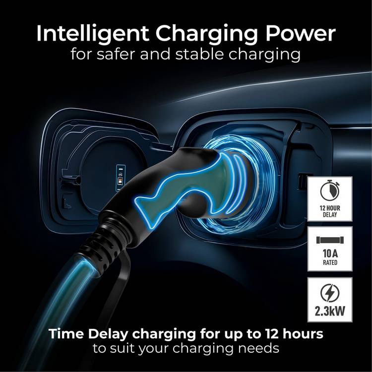 Masterplug EV charging cable Mode 2 5m, UK version