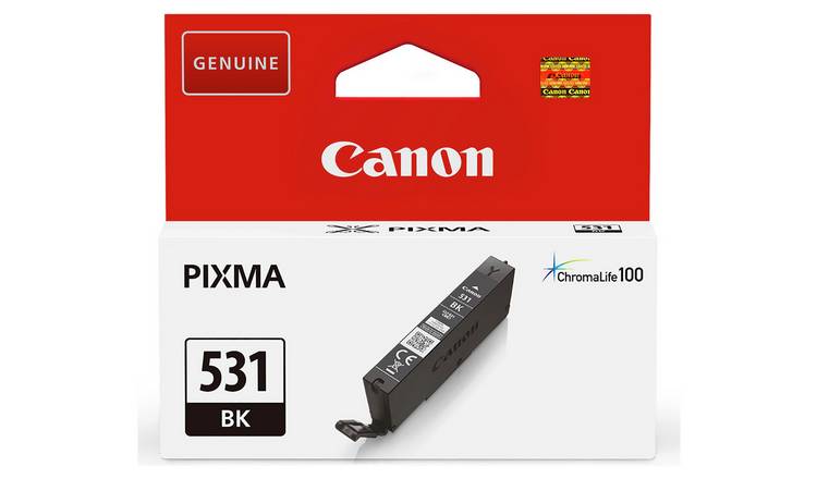 Canon black ink cartridge CLI-531BK 8.2ml, imported from the UK