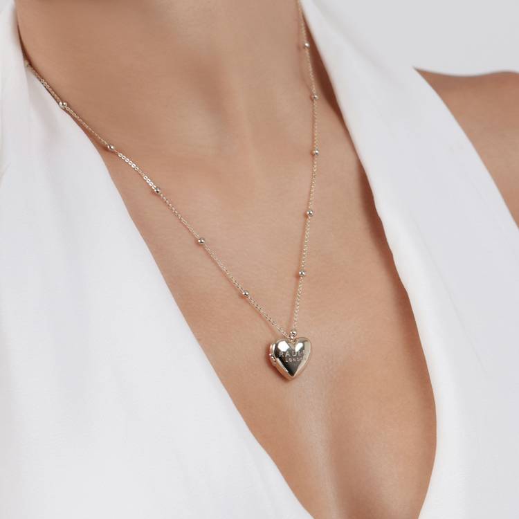 Radley heart photo locket necklace 18ct gold plated 51cm chain - British product