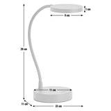 Habitat rechargeable desk lamp red (British brand)