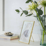 Argos Habitat Skinny Gold Metal Easel Picture Frame - 4x6 inch- Buy online at McGrocer