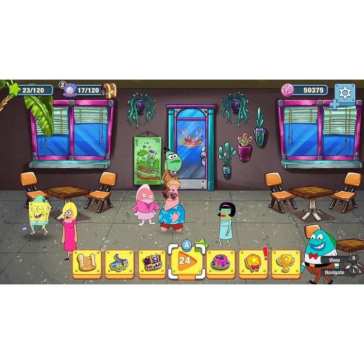 SpongeBob Krusty Cook-Off Extra Krusty Edition Nintendo Switch game, British brand
