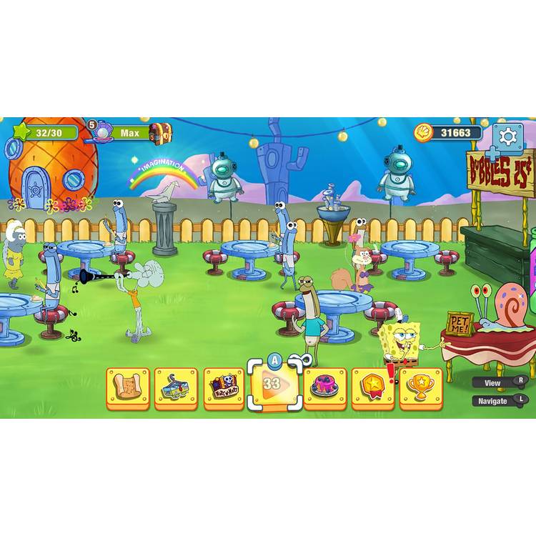 SpongeBob Krusty Cook-Off Extra Krusty Edition Nintendo Switch game, British brand