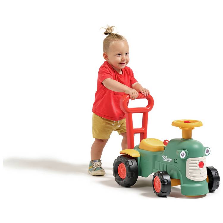 Falk vintage foot-to-floor tractor for toddlers, imported from the UK