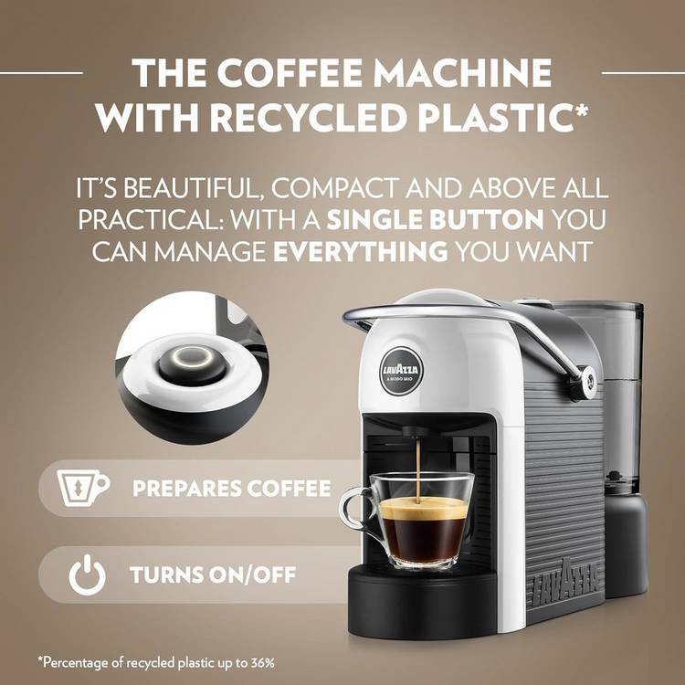 Lavazza pod coffee machine white (British brand)