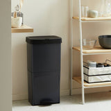 Argos Home twin compartment recycling bin 70L - British product