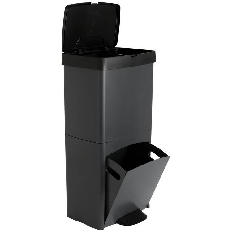 Argos Home twin compartment recycling bin 70L - British product