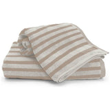 Habitat neutral stripe 4 piece towel bale, imported from the UK