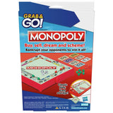 Hasbro Monopoly Grab and Go board game - British product