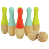 TP wooden garden skittles set, imported from the UK