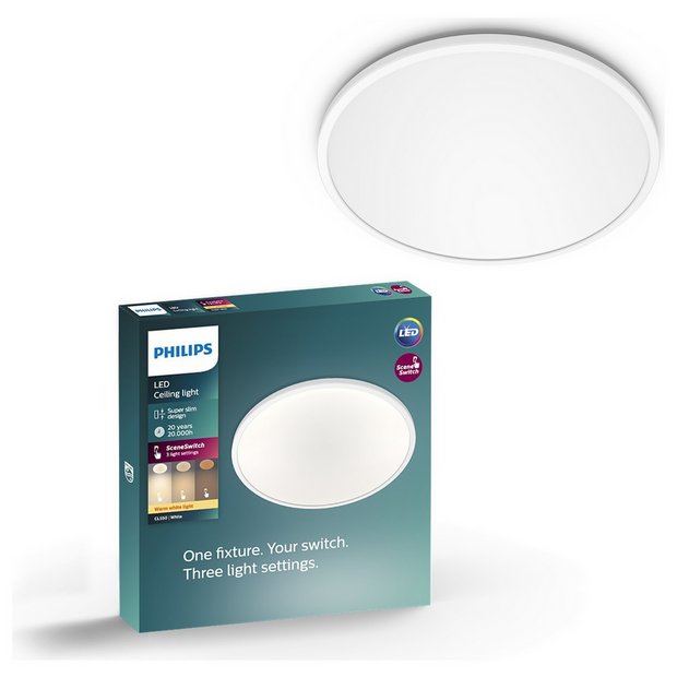 Philips super slim LED ceiling light white 43cm - British product