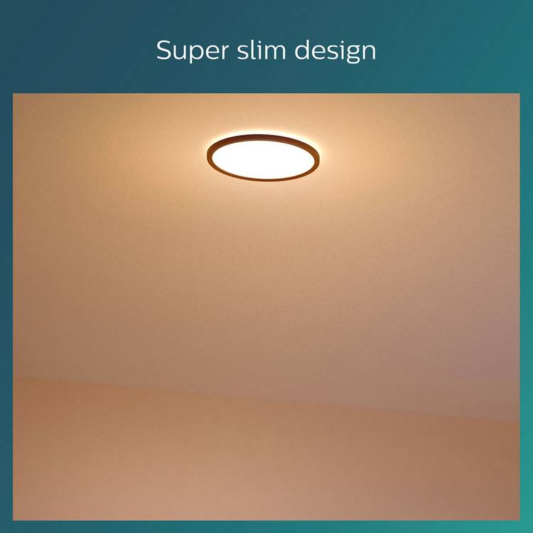 Philips super slim LED ceiling light white 43cm - British product