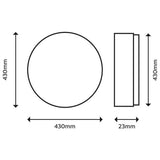 Philips super slim LED ceiling light white 43cm - British product