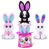 PETS ALIVE interactive plush bunny toy with wand H31cm (British brand)