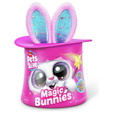 PETS ALIVE interactive plush bunny toy with wand H31cm (British brand)