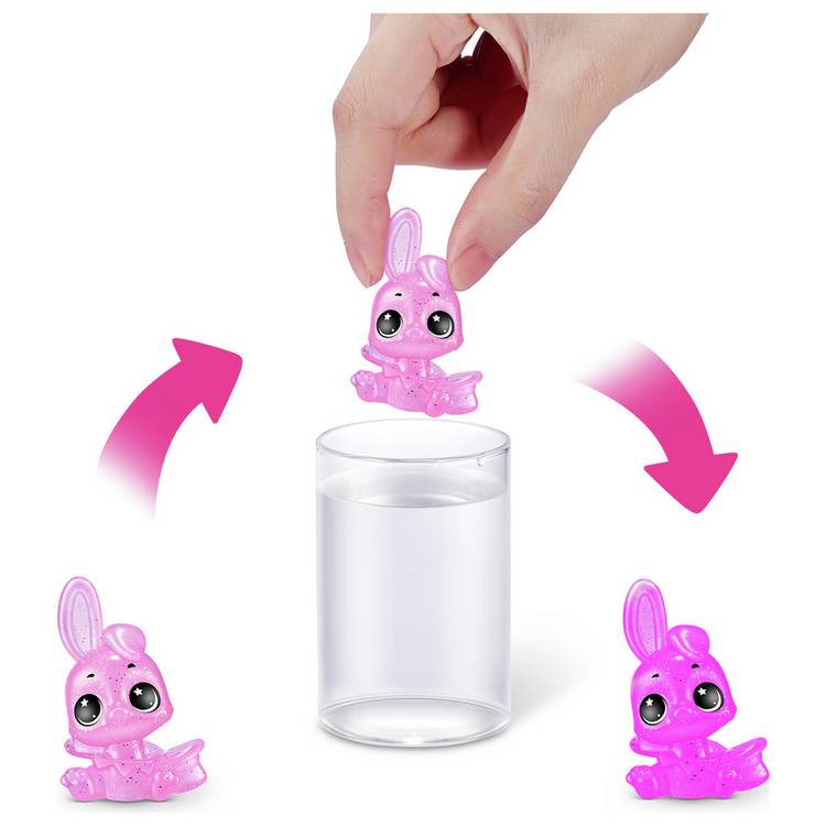 PETS ALIVE interactive plush bunny toy with wand H31cm (British brand)