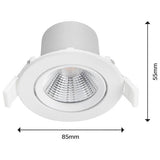 Philips Sparkle 3 Light LED spotlight white, UK version