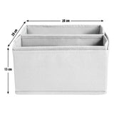 Argos Home grey drawer organiser set 8-piece (British brand)