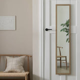 Home Essentials oak full length over the door mirror 120cm - British product