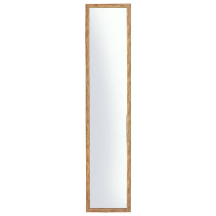 Home Essentials oak full length over the door mirror 120cm - British product