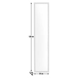 Home Essentials oak full length over the door mirror 120cm - British product