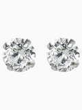 Sterling silver large stud earrings (British brand)