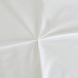 Argos Home pinch pleat pintuck white bedding set double (British brand)