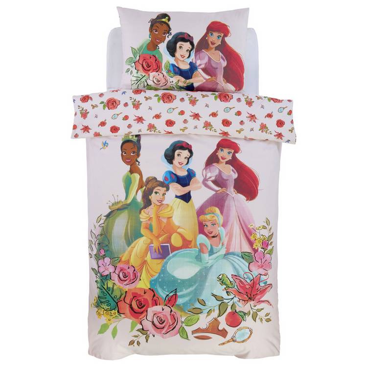 Disney Princess pink single duvet set, imported from the UK