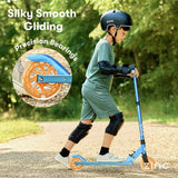 Zinc light up foldable scooter blue (British brand)