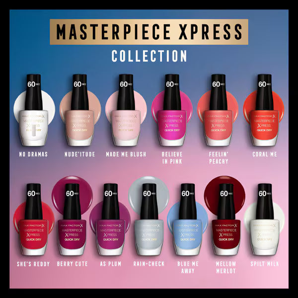 Max Factor Quick Dry Nail Polish Sundowner 455 8ml, imported from the UK