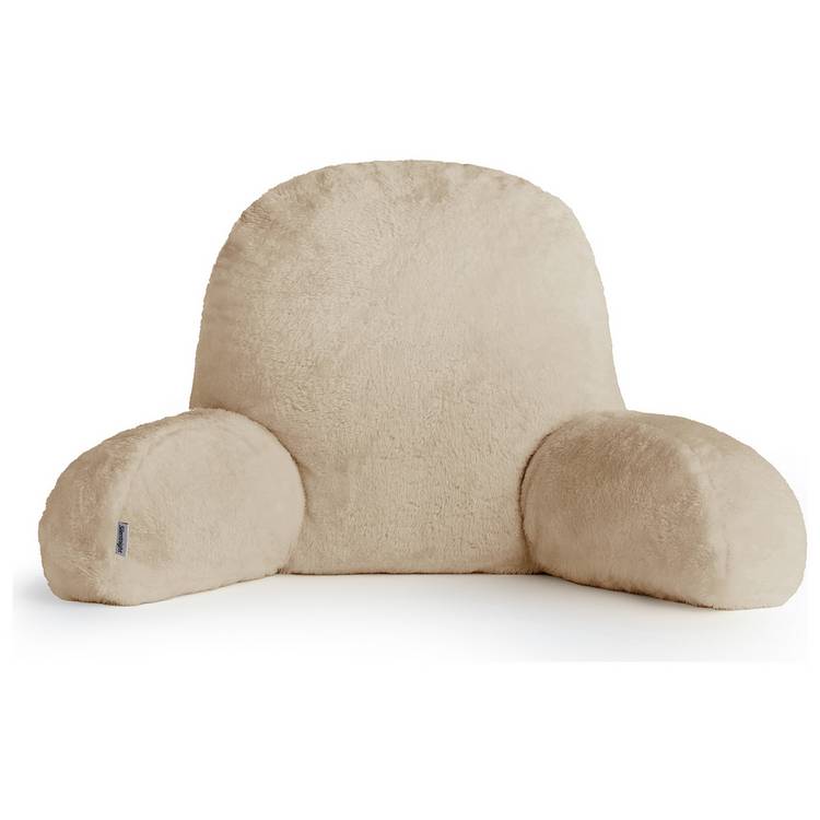 Silentnight Cosy Cuddle Cushion natural sherpa cover - British product
