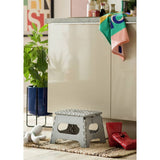 Argos Home step stool grey foldable design, imported from the UK