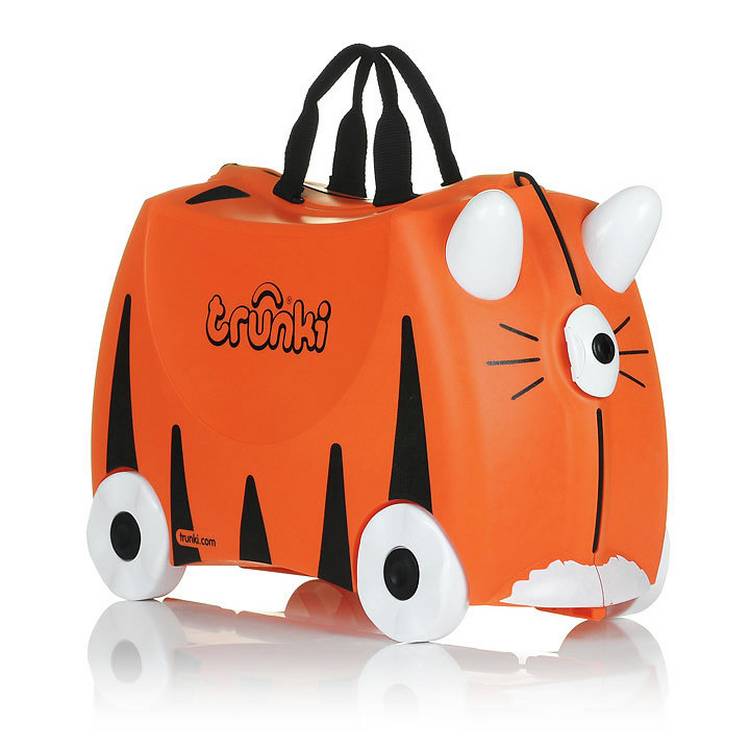 Trunki Tipu Tiger ride-on suitcase orange 18L - British product
