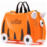 Argos Trunki Tipu Tiger 4 Wheel Hard Kids Ride-On Suitcase - Orange- Buy online at McGrocer