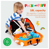 Trunki Tipu Tiger ride-on suitcase orange 18L - British product
